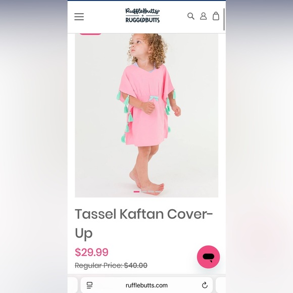 Girl’s RuffleButts Swim Cover! 4T/5 - Picture 6 of 6